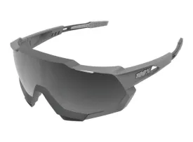 100% Speedtrap Performance Sunglasses - Soft Tact Stone Gray-Smoke Lens