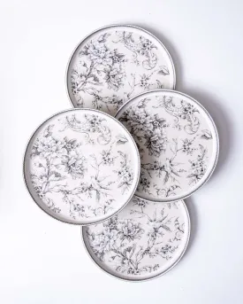 Adelaide Antique White Kaden Dinner Plate - Set of 4