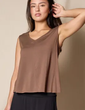 Bamboo Flowy V-Neck Tank