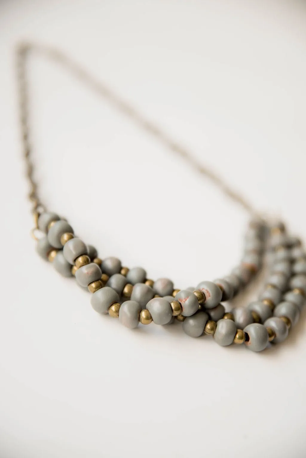 Bel Koz Triple Twist Clay Necklace