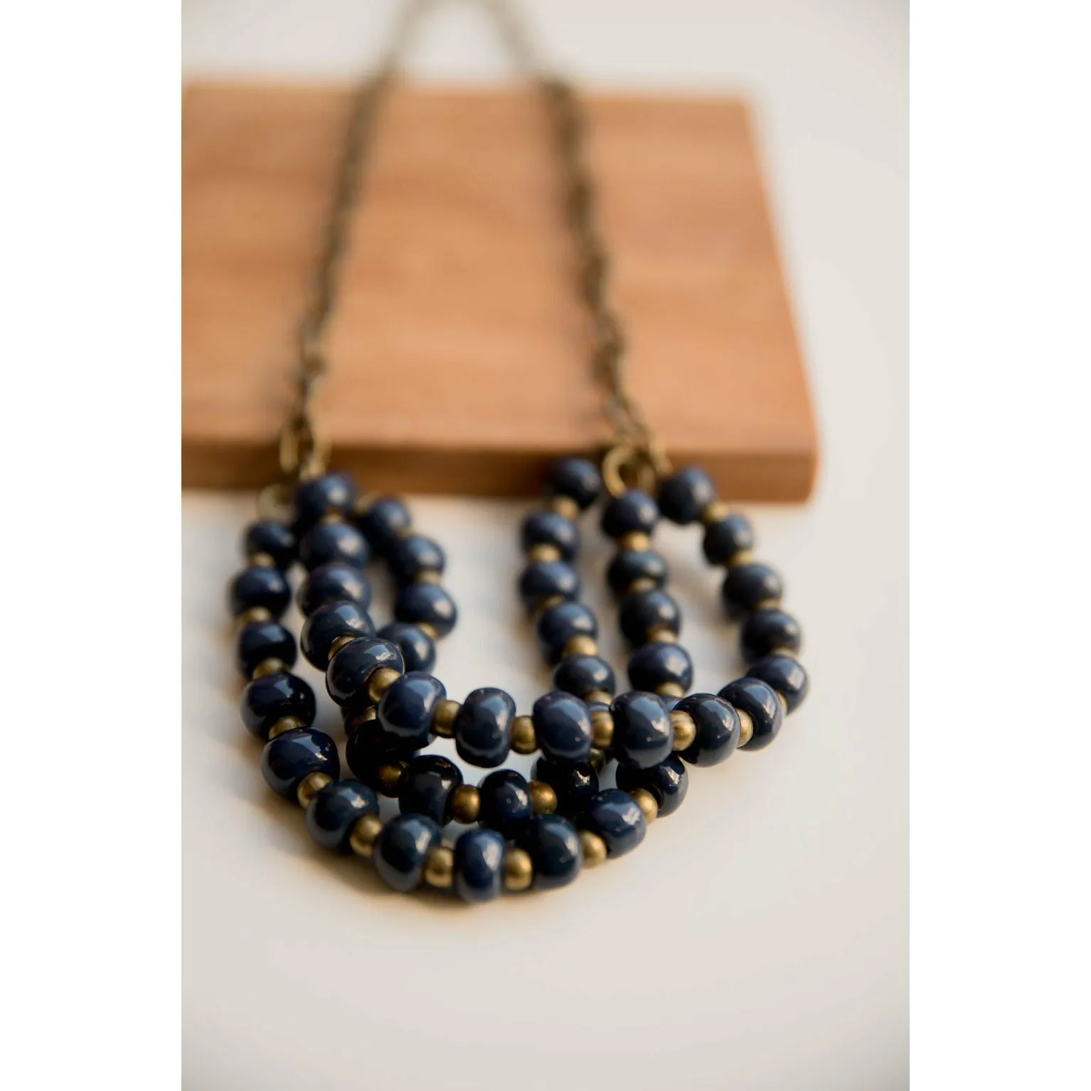 Bel Koz Triple Twist Clay Necklace