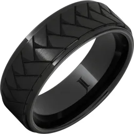 Black Ceramic Wedding Band