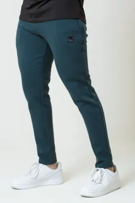 Block Logo Cotton Terry Trouser - Teal