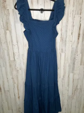 Blue Dress Casual Maxi Universal Thread, Size 2x