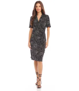 Cascade Wrap Dress