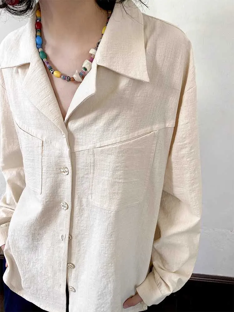 Casual loose long sleeve shirt【s0000009628】