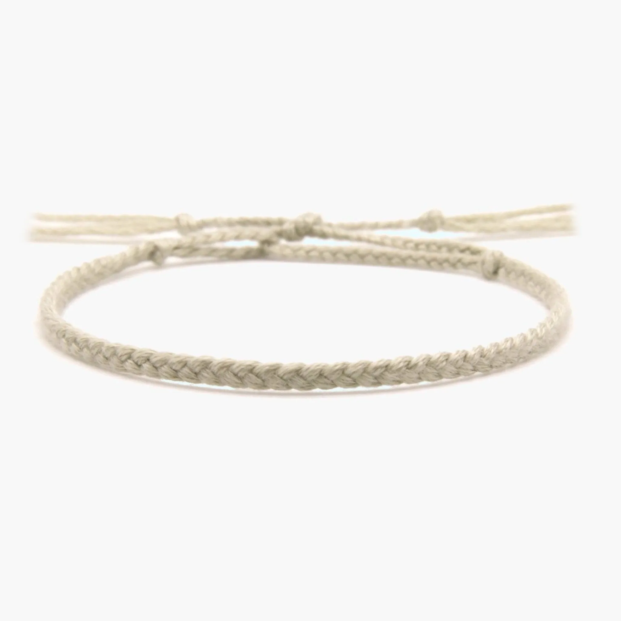 Cotton Temple Bracelet (Grey)