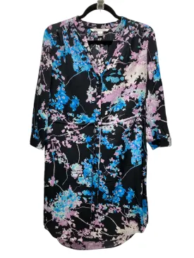 Dress Casual Short By Diane Von Furstenberg In Black & Blue, Size: 4