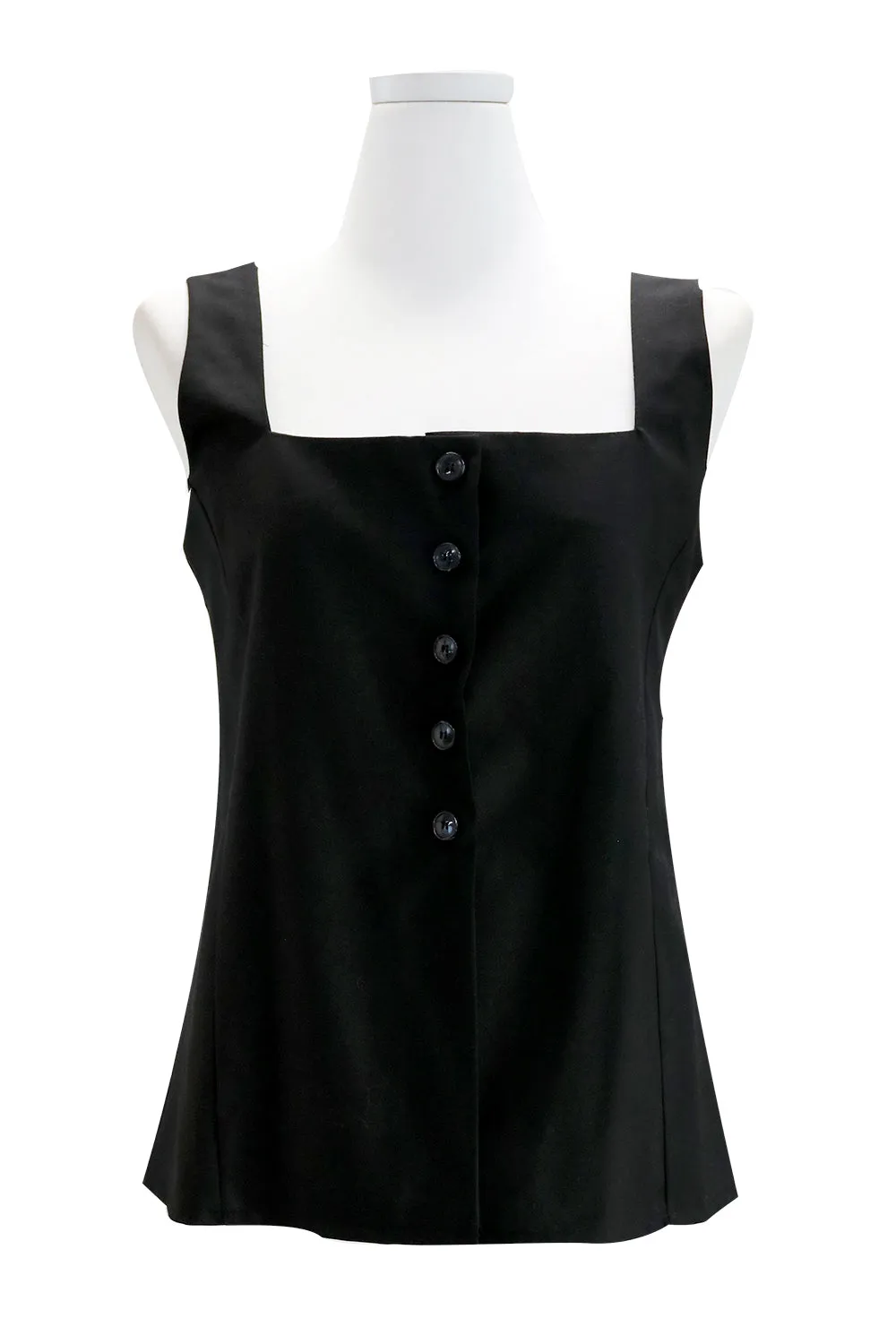 Ella Button Sleeveless Top