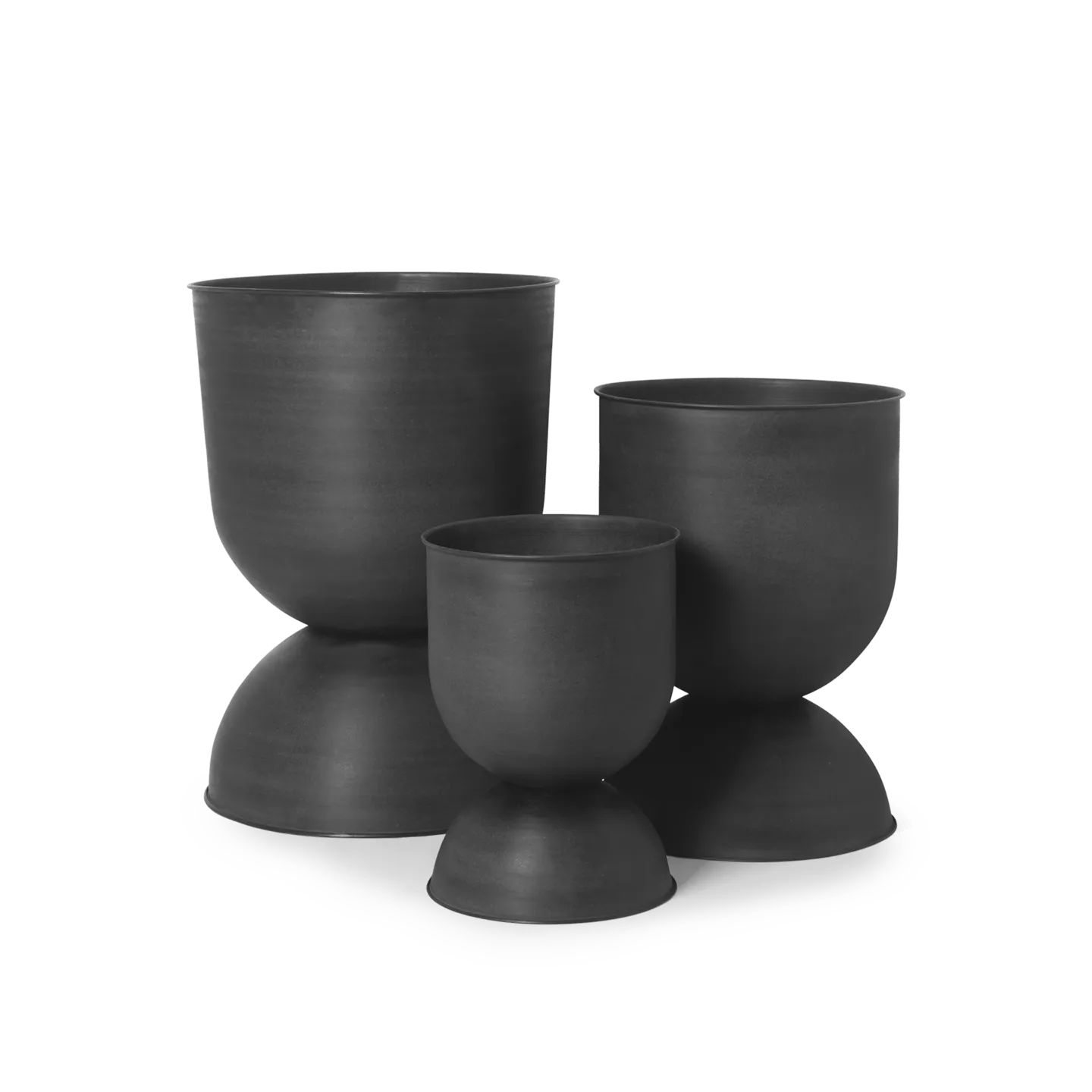 Ferm Hourglass Pot - Medium - Black