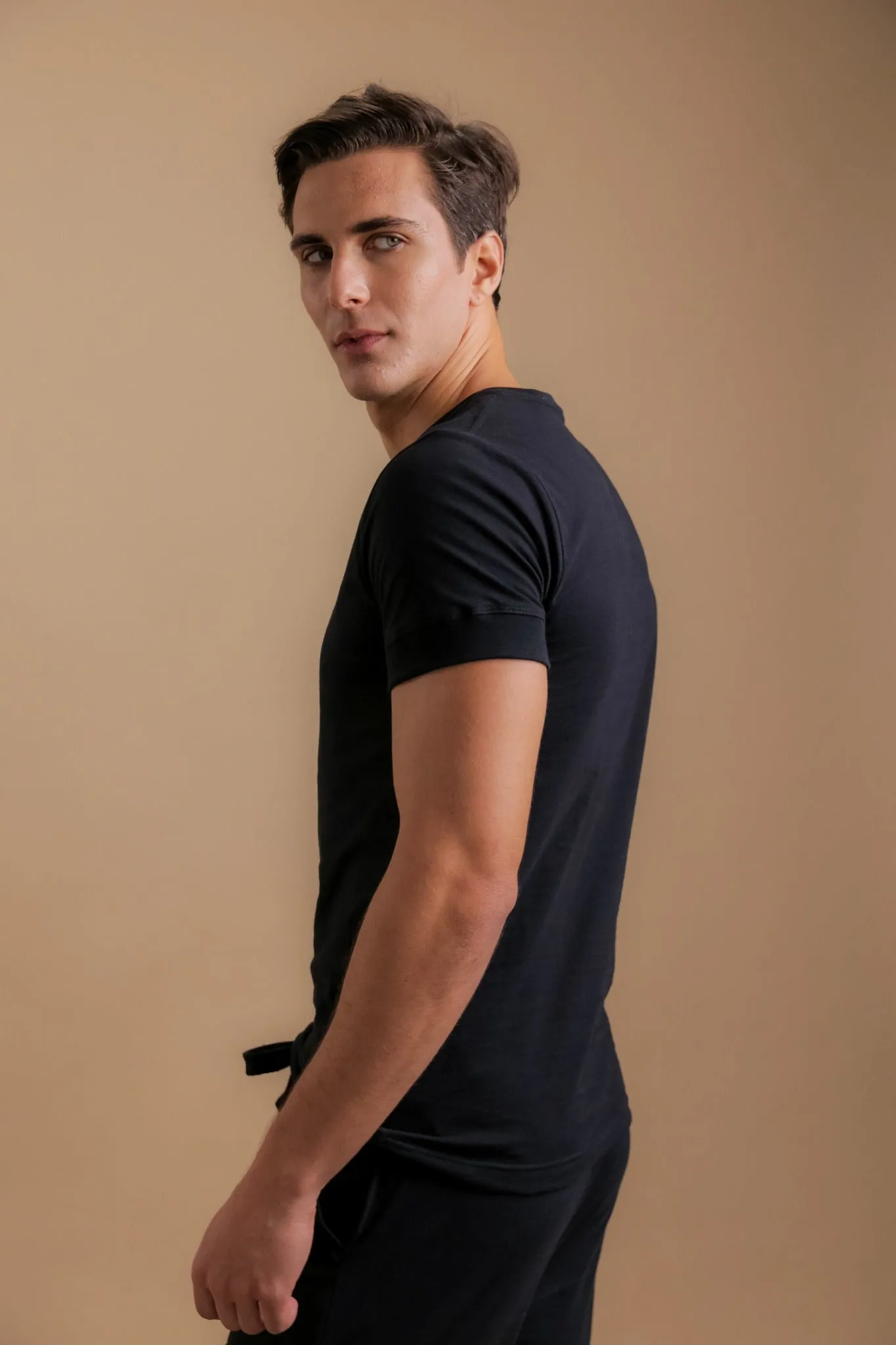 Men's Athletic V-Neck Shirt