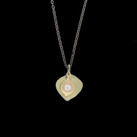 Round Leaf Eucalyptus Pendant - Dainty