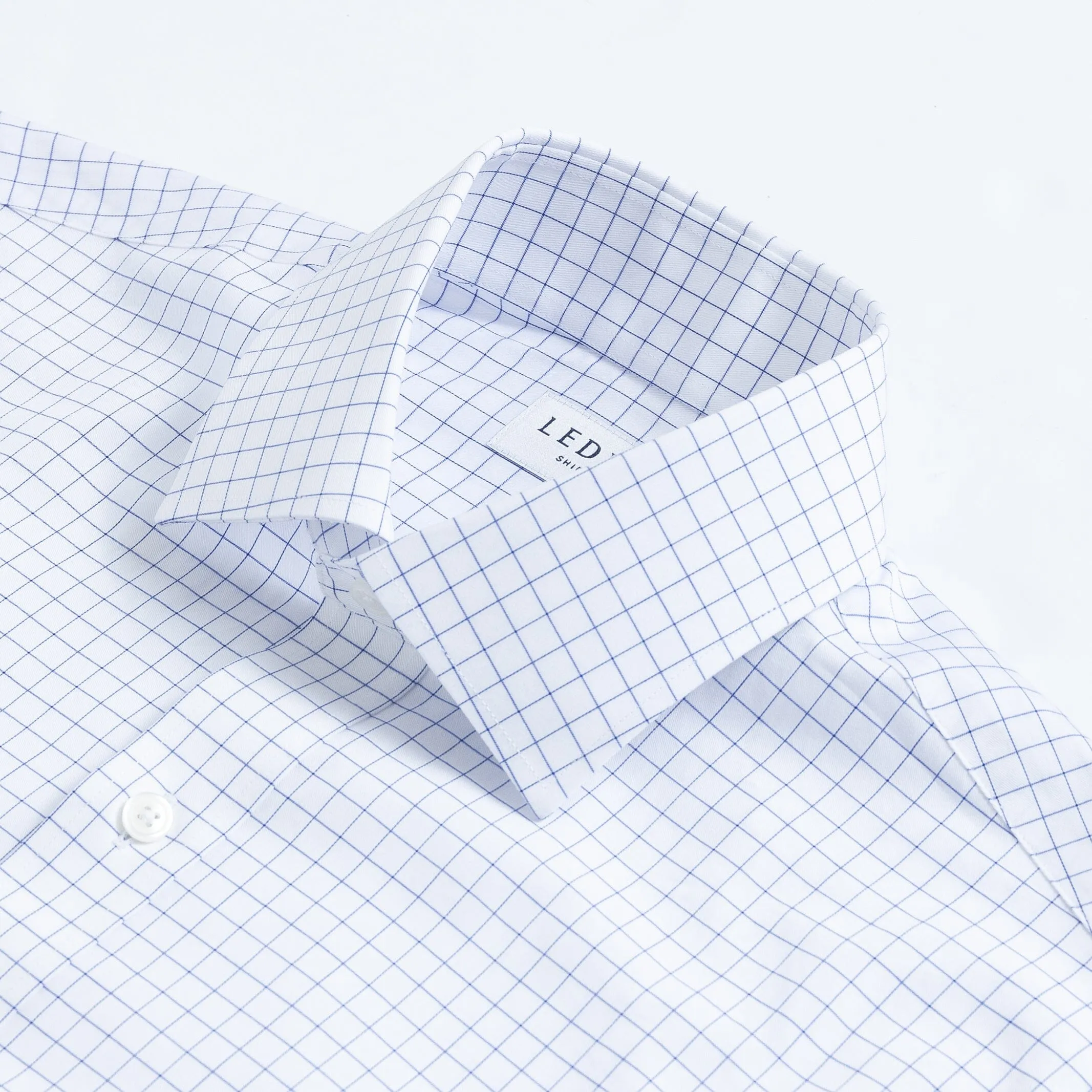 The Blue Cliffe Check Custom Shirt